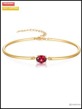 Sterling Silver Cuff Bracelet 925 Moissanite/ Sapphire/Ruby/Emerald Oval 1